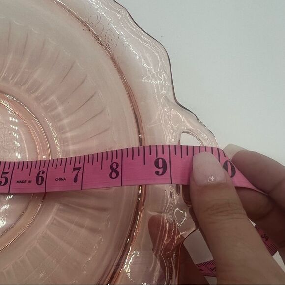 Mayfair Open Rose Depression Glass Serving Bowl - Picture 3 of 12